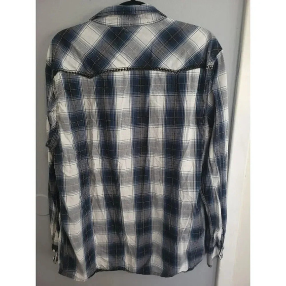 BKE Buckle Shirt Mens Button Up Western Plaid Long Sleeve SZ 2xl 100% COTTON - Picture 10 of 10